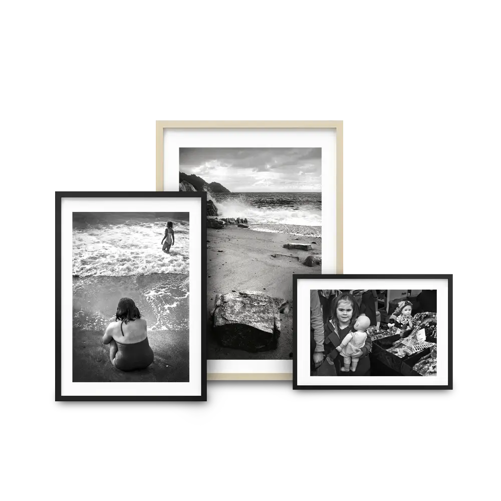 Galerie de photos noir et blanc pour la décoration d'intérieur