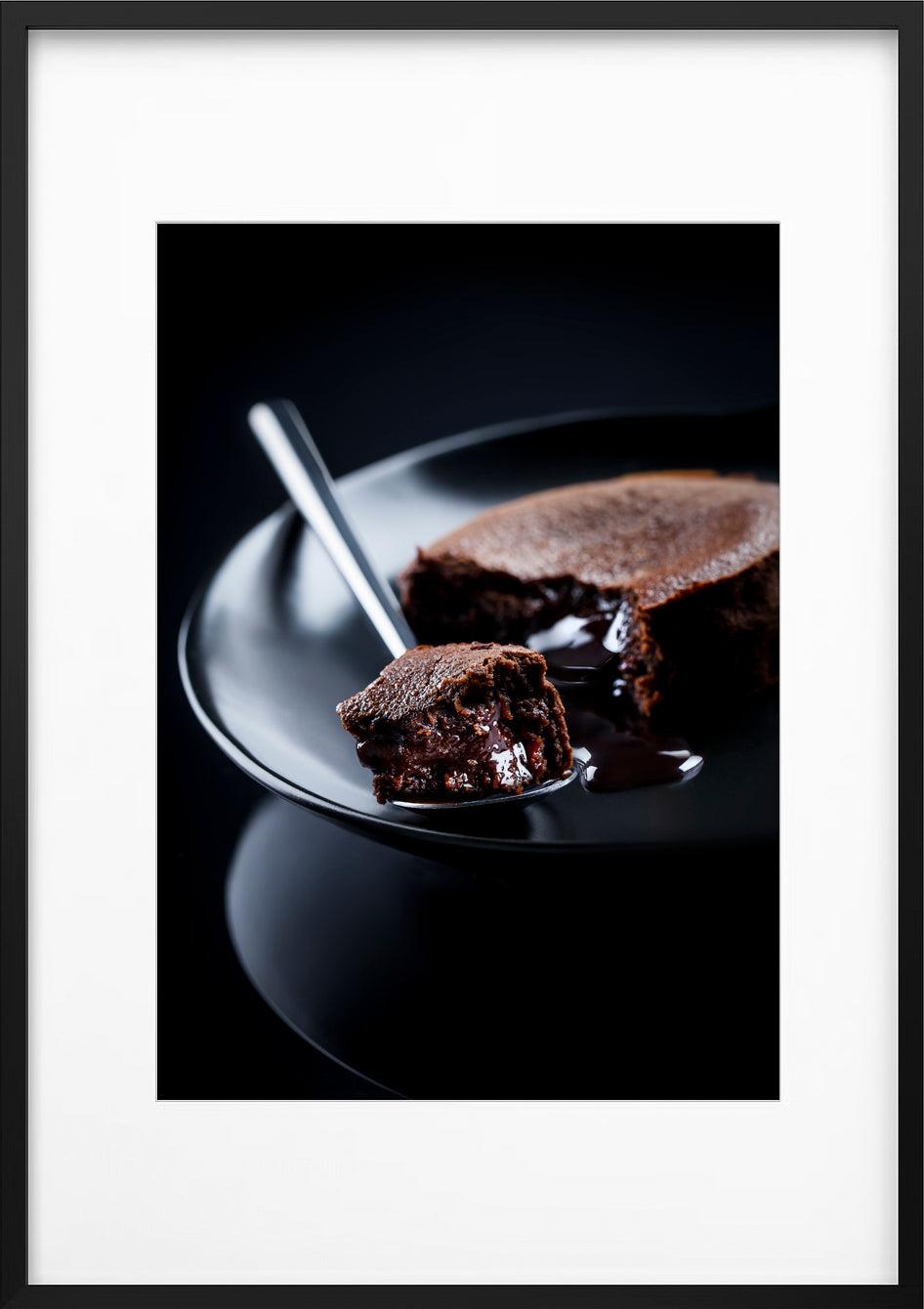 moelleux gourmand et fondant au chocolat noir coulant | photos-galerie